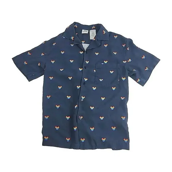 Disney Button Shirt Men's XL‎ Mickey Mouse Pride Rainbow - Picture 2 of 10